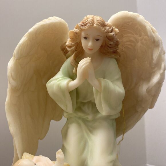 Seraphim Classics Francesca "Loving Guardian" Angel Music Box Figurine 1993 - Picture 7 of 11